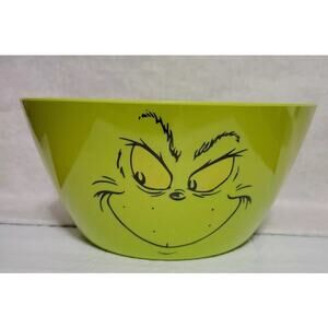 Sleigh Bell Bistro The Grinch 10" Melamine Serving Bowl